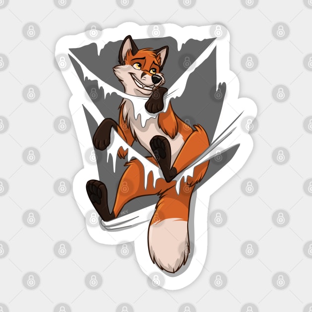 Fox Sticker by mithmeoi